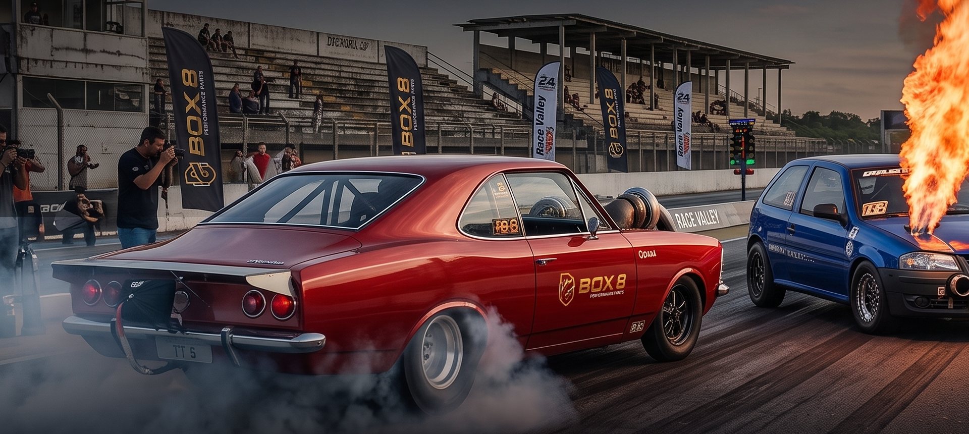 Carro de arrancada preparado — Box 8 Performance Parts