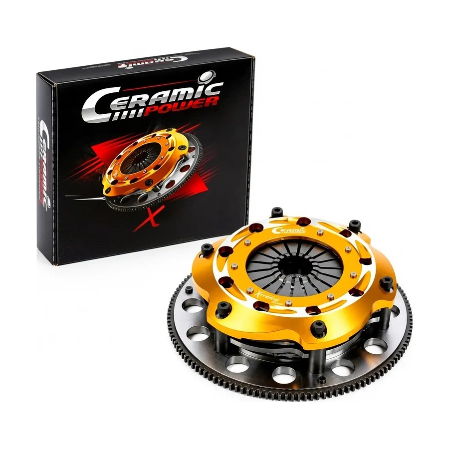 Embreagem Multidisco Xtreme Pedal Leve Estria GTI com Cremalheira GTI Ceramic Power