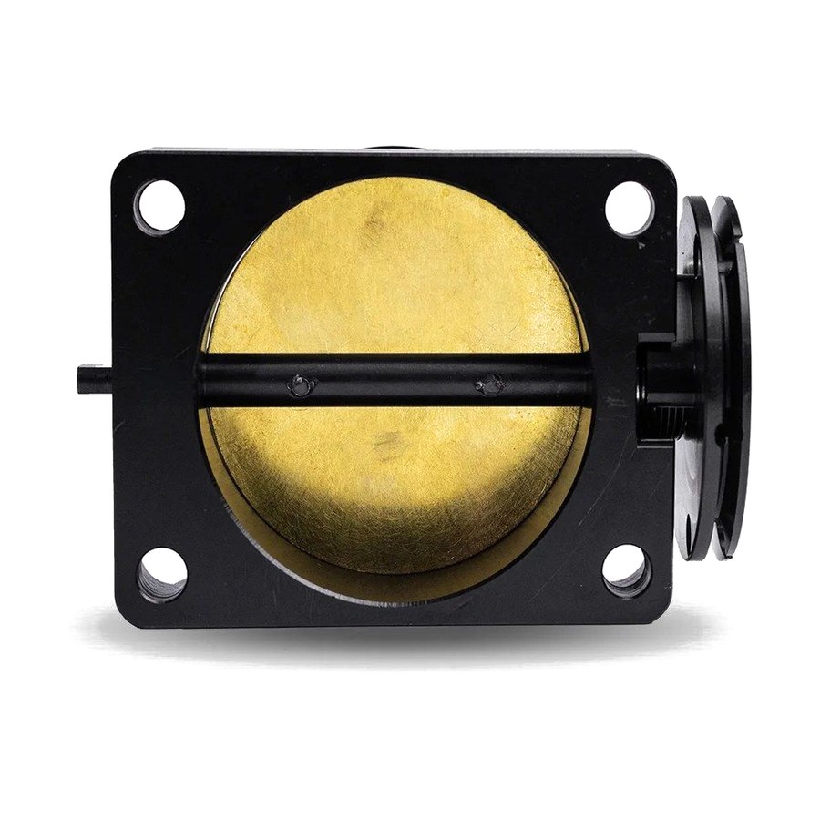 Corpo de Borboleta 60 mm Base Parafuso - Preto