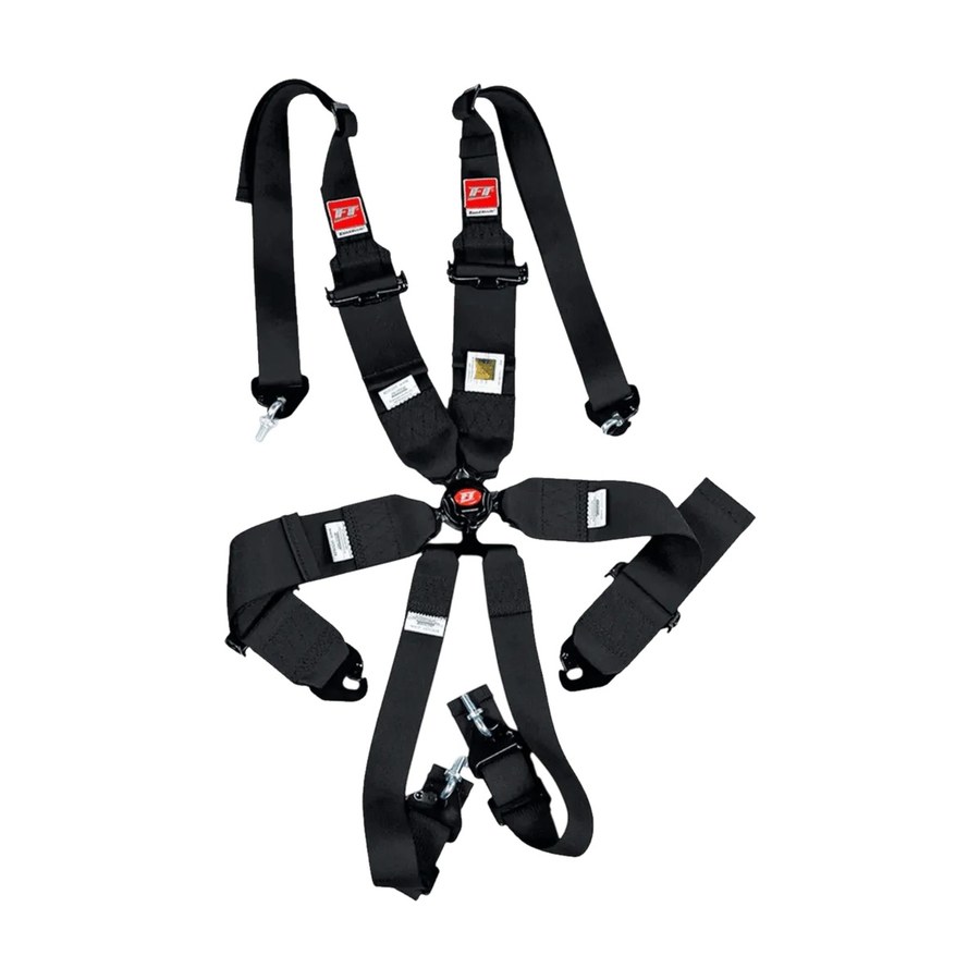 Cinto de Segurança 6 Pontas Fueltech Preto