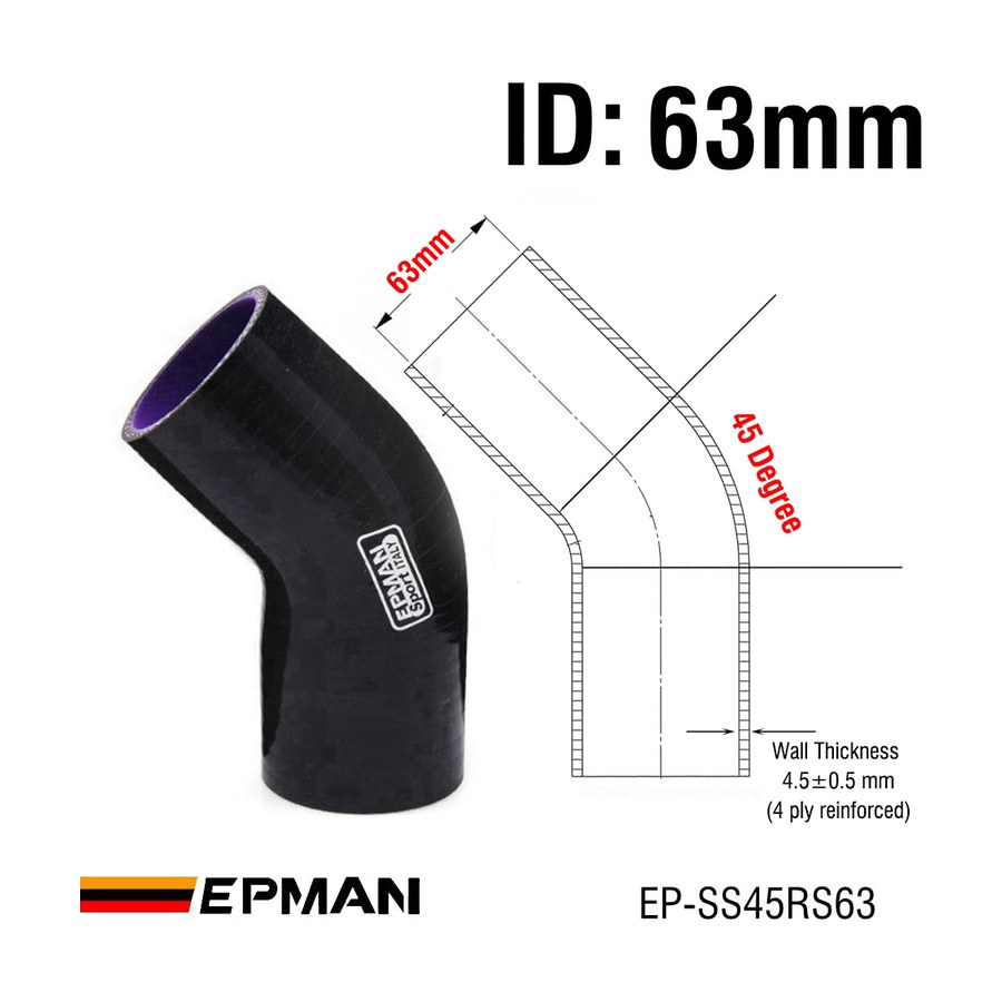 Mangote 45 Graus 2,5" EPMAN