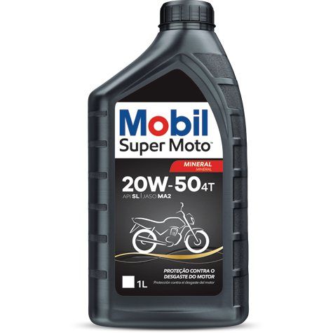 Óleo Motor Mobil Super 20W50 4T 1 Litro