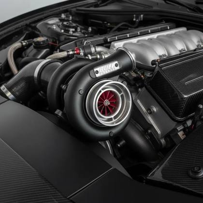 Turbina HX40 Billet Black 60×64 Red Tst caixa quente 1.05 Bull Charger