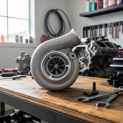 Turbina HX40 Billet Prata 60X64 Tst cx. Quente .84 Bull Charger