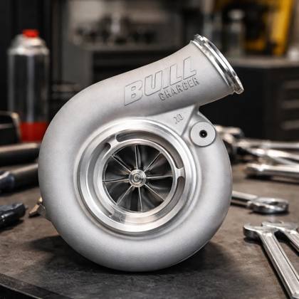Turbina HX40 Billet 60X64 cx. Quente .58 7 pás Bull Charger