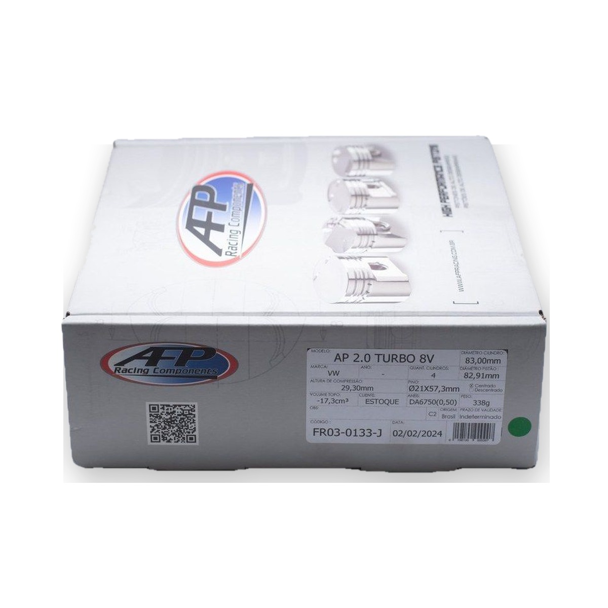 Pistão Forjado com Pinos AP 2.0 82,50MM